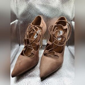 Steve Madden Keenton Pink Nubuck Heels